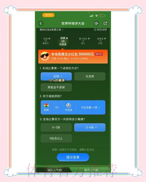 世界杯竞猜平台游戏玩法全面解析