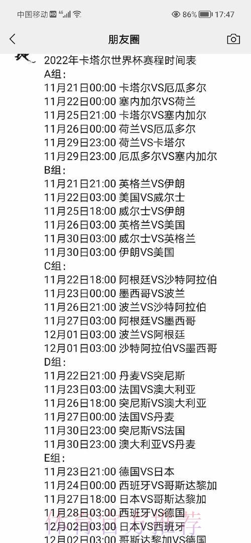 世界杯赛程全预测：热门对决深度解析